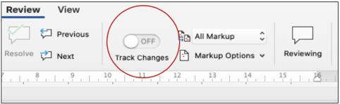 How to Turn Off or Turn On Track Changes in Microsoft Word